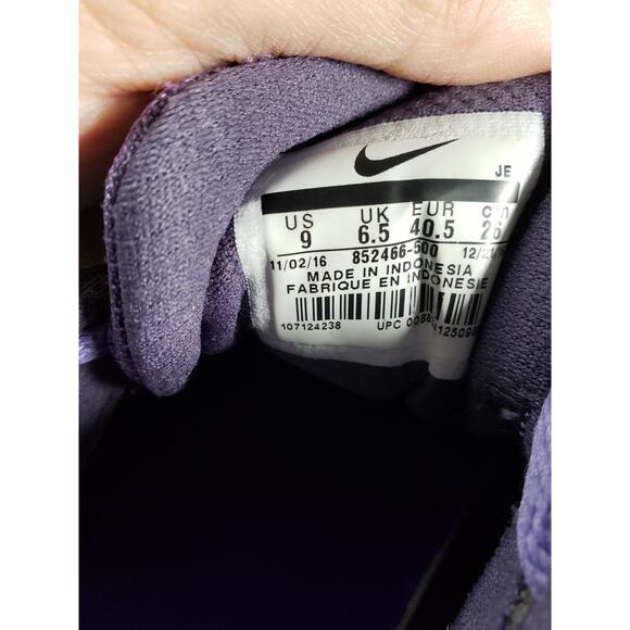 Nike Downshifter 7 Shoes Size 9 Womens Purple Gym Running Marathon 852466-500 - Picture 9 of 13